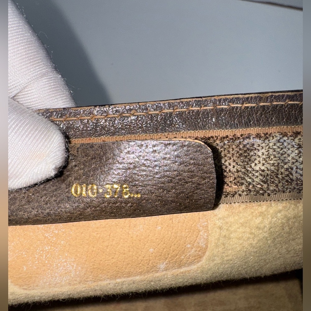 Vintage Gucci Clutch Bag  Brown PVC - Picture 5 of 15